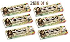 PACK OF 6 BOB MARLEY ORGANIC UNBLEACHED PAPERS KING SIZE WITH TIPS 33 LEAVES picture