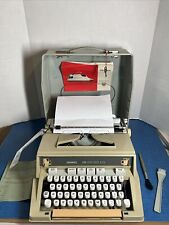 Vintage Hermes 3000 Typewriter With Hard Case Key Manual picture