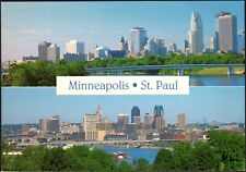 Postcard Minneapolis and Saint Paul Skyline Minnesota picture
