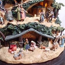 Thomas Kinkade Glory to the Newborn King Nativity Tree Musical Lighted Christmas picture