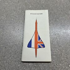 Vintage 1978 British Aerospace Concorde Sales Brochure picture