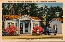 Postcard Unposted Green Acres Motor Ct., Jacksonville, FL Nostalgia a3 picture