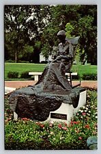 Fulfillment Statue Monument To Women At Nauvoo Illinois Vintage Unposted picture