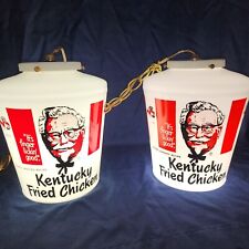 2 Vtg 1969 Kentucky Fried Chicken Working Lights From The Restaurant  picture