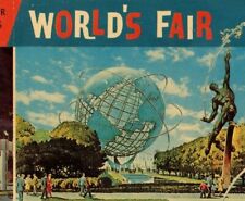 1964-1965 New York Worlds Fair Postcard Booklet 10 Natural Color Complete Unused picture