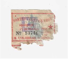 Chile very old Lottery 1910 Iquique centenary celebration RARE picture