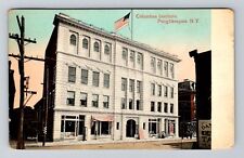Poughkeepsie NY-New York, Columbus Institute, c1913 Vintage Postcard picture