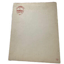 Vintage Kendall Motor Oils Notepad Note Pad Writing Kendall Superb 5.5” x 4 1/4” picture