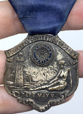 1935 17th Annual Convention Cape May NJ American Legion Badge Pin picture