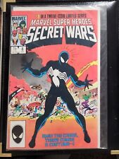 Marvel Super Heroes Secret Wars #8 origin Spider-Man black suit symbiote CLEAN picture