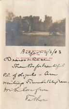 Northern Ireland, Belfast, RPPC, Castle, 1903 PM, Photo picture