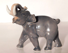 Royal Copenhagen Elephant Raised Trunk Up Figurine #2998 MINT picture