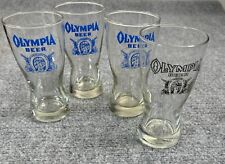 Vintage Lot 4 Olympia Beer 3 BLUE PRINT 1 Black Print 5-3/4