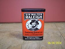 Vintage EMPTY Sir Walter Raleigh Tobacco Tin 