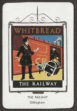 WHITBREAD-INN SIGNS 1958 (M1)- THE RAILWAY - GILLINGHAM picture
