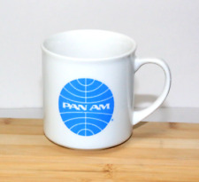 Pan Am Coffee Cup Mug Vintage Logo American A&P Jet Pilot Aircraft Airways Plane picture