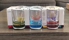NEW … HOME ESSENTIALS Set Of 6 “Tricolor” Shot Glasses picture