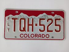 2014 Colorado License Plate Fleet FLT TQH 525 picture