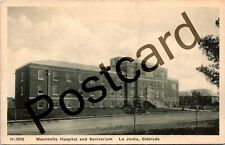 LA JUNTA CO, Mennonite Hospital & Sanitarium, Fred Harvey postcard jj307 picture