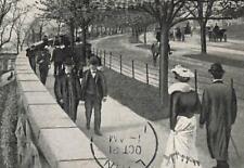 Riverside Park Drive People Walkers NY NYC c1905 Vintage P194 picture