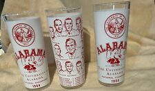 Vintage University Alabama 1964 National Champions Glass W/ Coaches & Scores picture