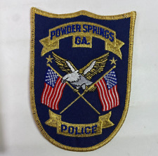 Powder Springs Police Georgia GA Patch D1 picture