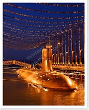 US Navy USS Jimmy Carter Attack Submarine Deperm 8 x 10 Silver Halide Photo picture