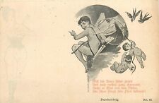 Postcard C-1905 Hold to light Transparency cupid sexy woman undivided 23-13702 picture