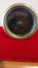 Antique Brass , Beveled Glass Waterbury Co  Car?, Boat? Clock. Runs. Made in USA picture