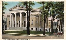 Utica, NY, First Church of Christ Scientist, 1920 Vintage Postcard a9035 picture