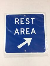 Rest Area Metal blue Road Traffic Sign 6