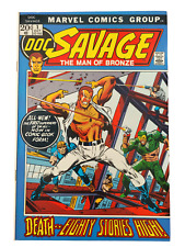 Marvel DOC SAVAGE The Man of Bronze No. 1 (1972) Buscema Raw Vintage FN+ FN/VF picture