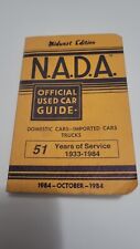 Rare NADA Offical Used Car Guide Dealer Booklet Midwest Edition March 1984-Oct picture