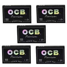 OCB Premium Rolling Paper 1 1/4 Stack Pak (300 Leaves Per Pack) 5 Booklets picture