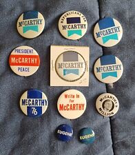 Lot of 11 Eugene McCarthy Campaign Buttons picture