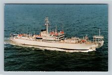 USNS Albert J Myer T-ARC 6 Cable Ship, Vintage Postcard picture
