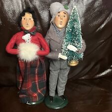 Vtg Lot Of 2 Byers Choice Carolers picture
