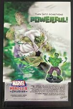 Hulk Heroclix Xplosion Print Ad Game Poster Art PROMO Official Marvel Wizkids picture