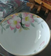 Vintage Noritake Condiment bowl  Azalea pattern 3 footed pink flowers picture