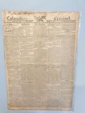 Original 1810 Boston Columbian Centinel Newspaper Many Napoleon War Articles picture