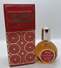 Avon Gentleman’s Collection 2 oz Leather Cologne Vintage - discontinued FULL picture