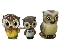 Vintage Lot Owl Salt Pepper Shakers Mixed Lot 3 picture
