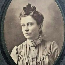 Camp Point Illinois Vintage Cabinet Photo Anna Callahan Woman 1890s  picture