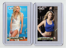 Laura Bell Bundy rare MH Wrapper Leaf #'d x/3 Tobacco card no. 489 picture