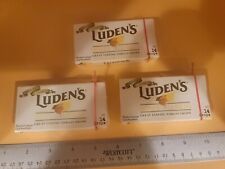 3 Luden's Menthol Honey Lemon throat  Lozenge *COLLECTIBLE* New Old STOCK picture
