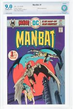 MAN-BAT MANBAT 1 CBCS 9.0 BATMAN STEVE DITKO DC COMICS 1976  OWWHITE PAGES 🔥cgc picture