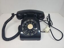Vintage Bell System Western Electric BLACK Rotary Dial Desk Telephone picture