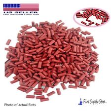 100 Lighter Flints Red Replacement for fluid/gas lighters Ships from USA picture