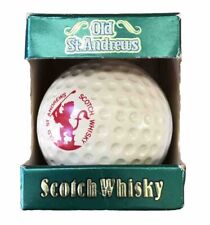 Vintage 1982 Old St Andrews Scotch Whisky Golf Ball Mini Collectible Decanter  picture