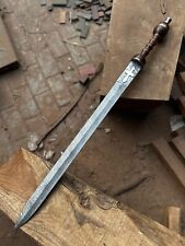 Spatha Historical Roman Gladius Damascus Steel Viking Sword, Damascus Sword picture